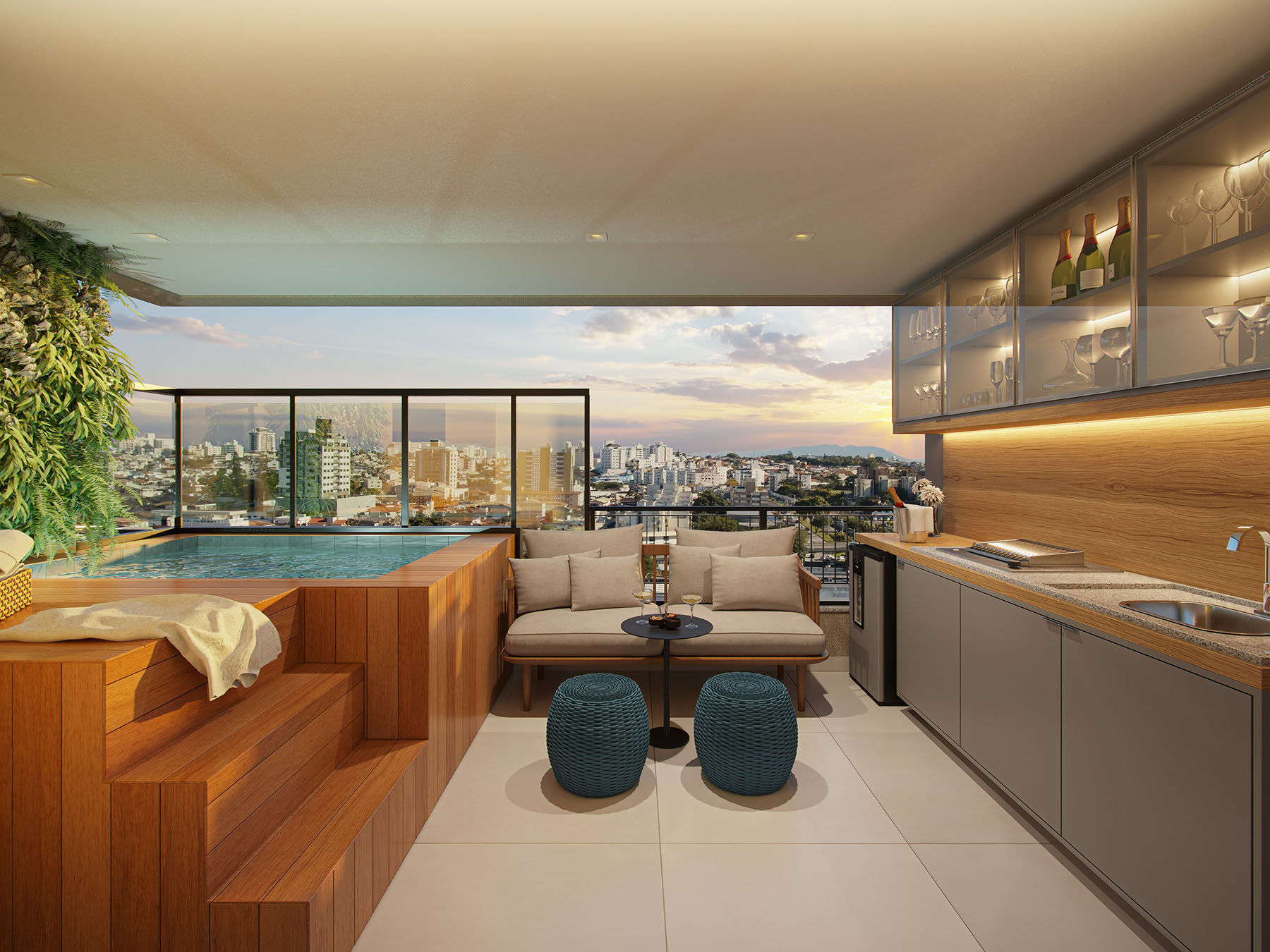 Azure Compact Life - 50 m² a 115 m², Apartamento Setor Marista