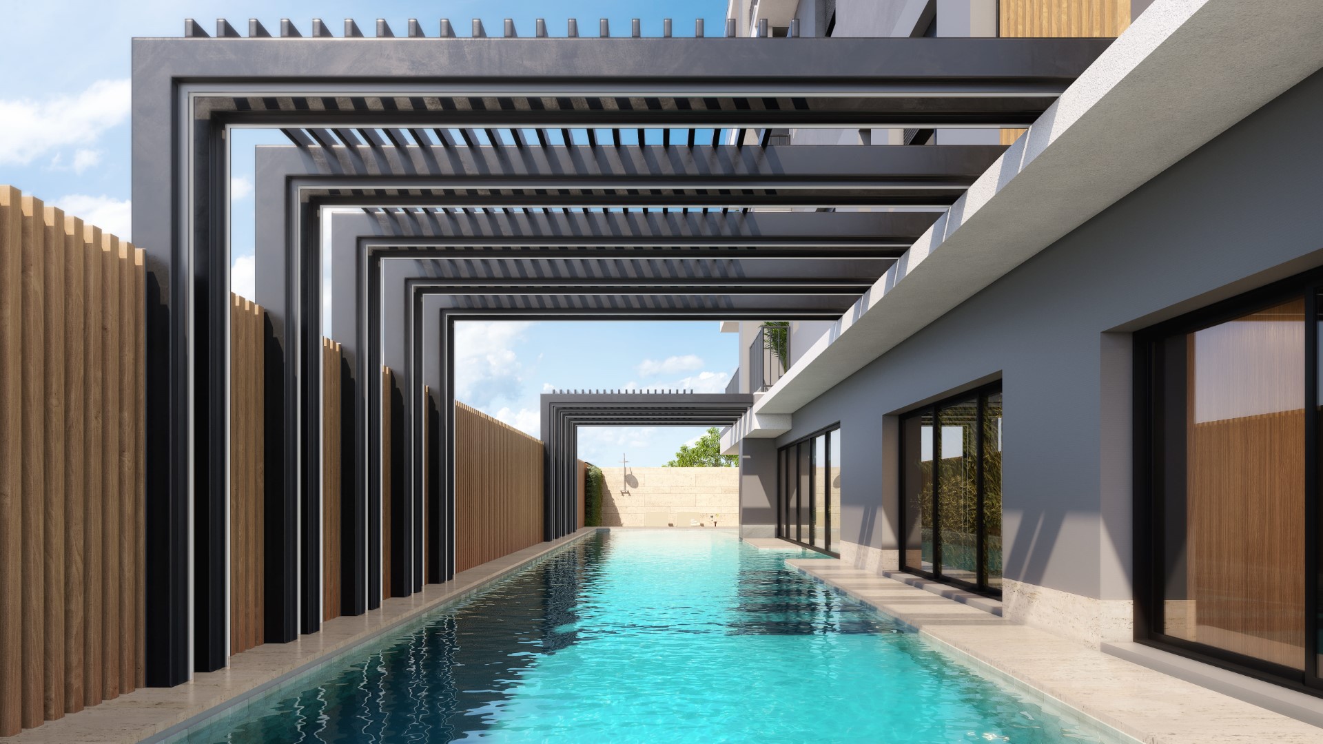 PISCINA COM RAIA