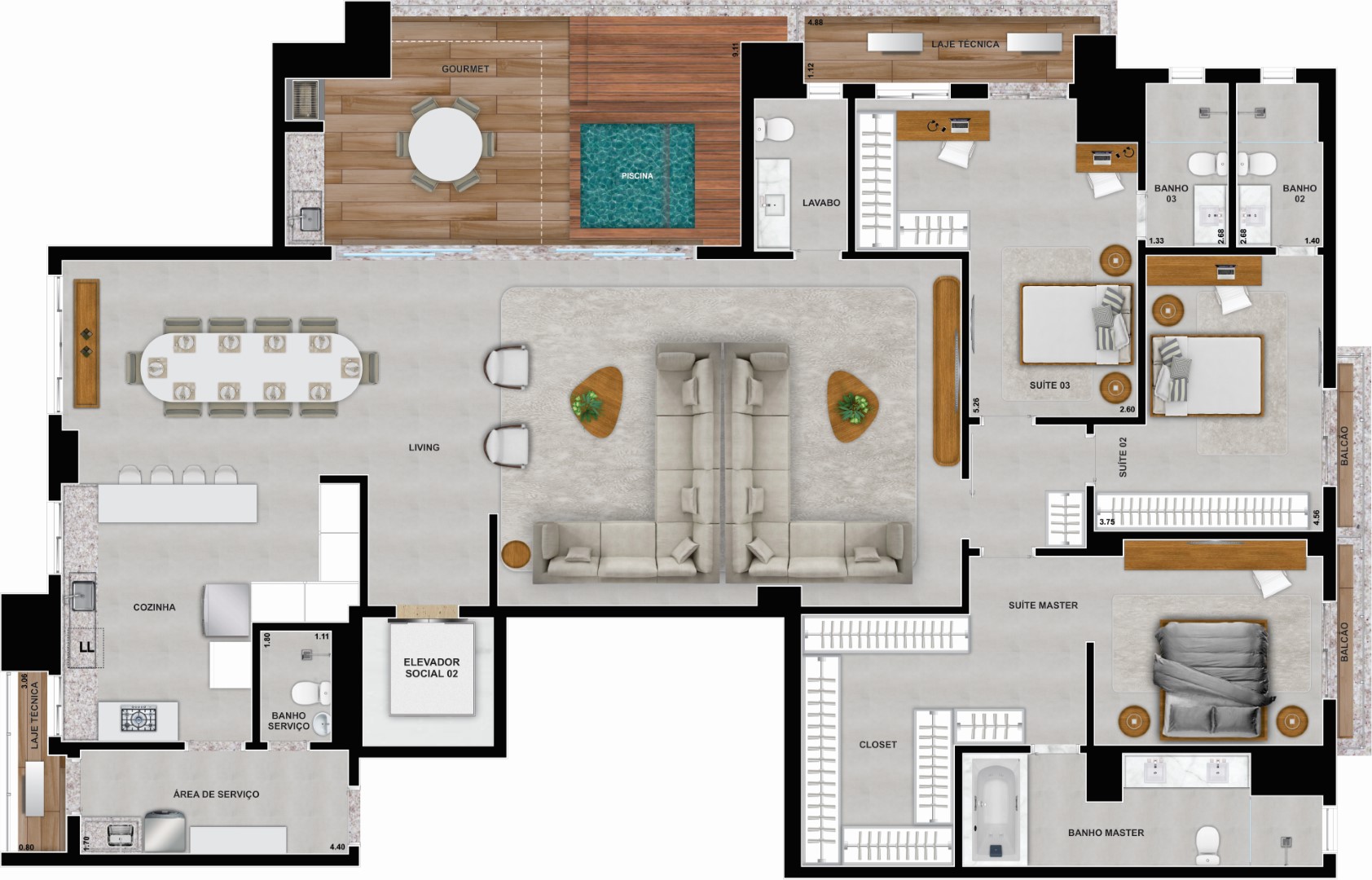 PENTHOUSE 30º PAVIMENTO FINAL 2